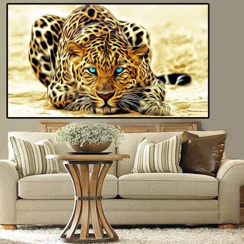 Poster Canvas Painting Modern Wall Art Brown Lions Animal Posters and Prints Wall Pictures For Living Room Cuadros Home Decor