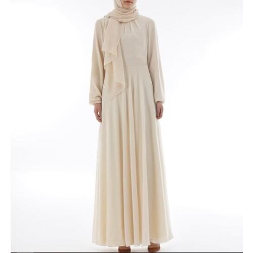Chiffon Abaya Dubai Musulmane Arab Women Clothes Jilbab Femme Musulman Dresses for Hijab Turkish Summer Dresses Caftan Turkey KJ