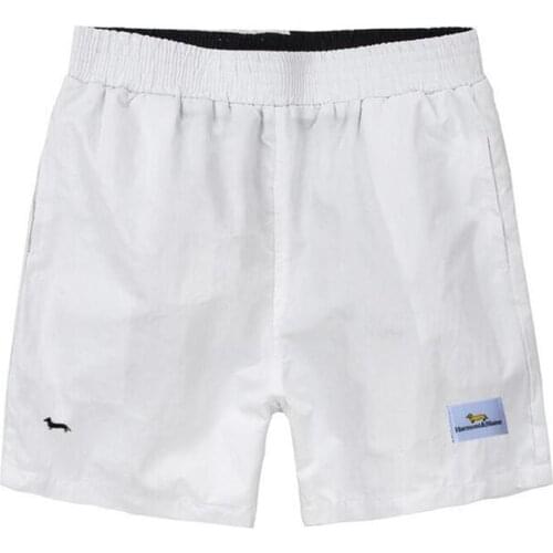 New Summer Casual Men Shorts Solid Elastic Quick-Drying Embroidery Bermuda Harmont Mountaineering Outwear Breathable Blaine