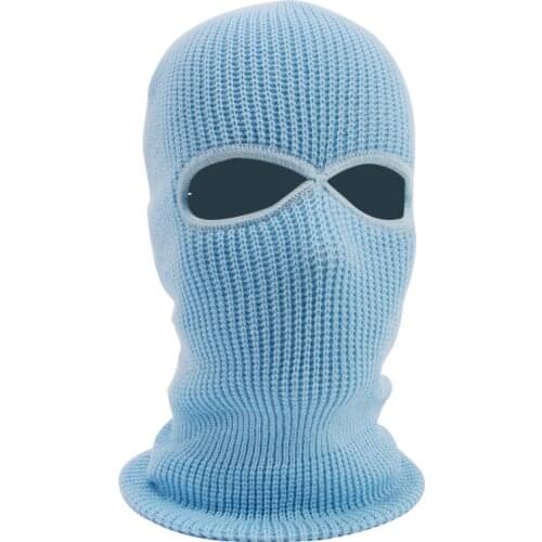 Unsex Men Women Face Mask Army Tactical Mask Two Use Masks 2 Hole Full Ski Mask Winter Warm Hat Cycling Mask 10 Color Blue Black