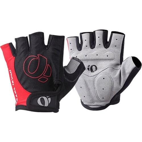 Half Finger Cycling Gloves Gel Bicycle Riding Gloves Short Finger Anti Slip Shock Breathable Glove Washable Anti-Slip One Pair