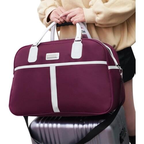 Oxford Waterproof Women Travel Bags Handbag Large Capacity Duffle Bag Shoulder Travel Bags For Women 14T