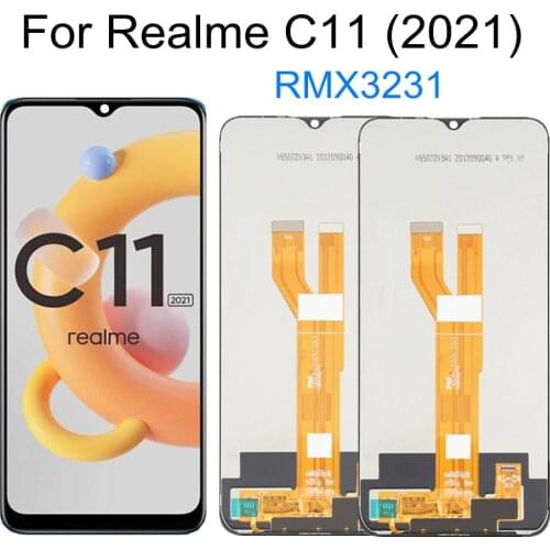 6.52" For Realme C11 2021 RMX3231 LCD Display Touch Screen Digitizer Assembly Replacement
