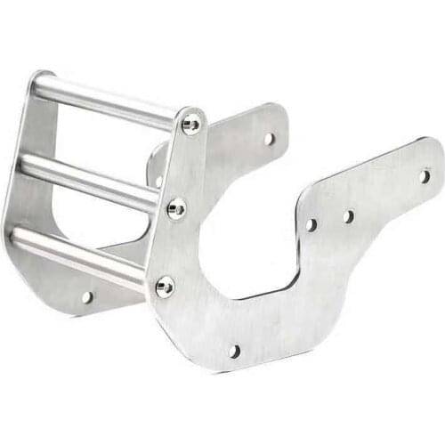 1 set 1 / 10 losi LMT four wheel drive solid axle Bigfoot truck Bigfoot cross country vehicle front bumper stainless steel front