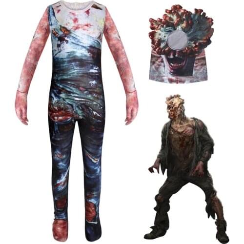 2020 The Last of Us 2 Cosplay Halloween Costumes for Kids Siren Head Bodysuit Boys Girls Game Character Carnival Party Clothing