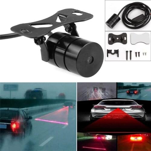 Anti Collision Car Laser Taillight 12V LED Car Fog Lights Auto Brake Parking Lamps Warning Light For Car Car-styling Hot sale