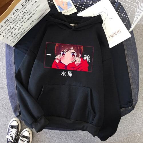 Rent A Girlfriend Kazuya Chizuru Rukaigh Fashion Women Clothing Cotton Print Tracksuit Anime Long Sleeve Casual Hoodie Harajuku