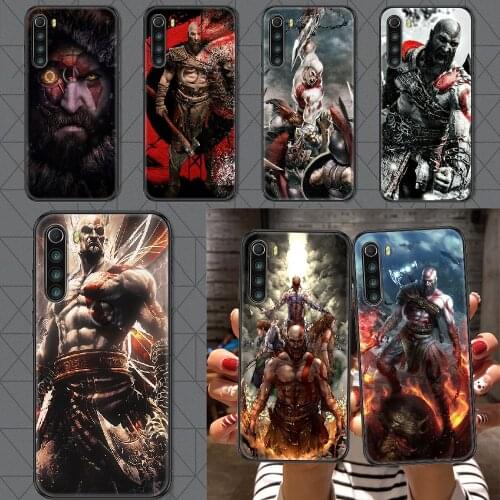 Game God Of War Phone case For Xiaomi Redmi Note 7 7A 8 8T 9 9A 9S 10 K30 Pro Ultra black pretty coque trend hoesjes 3D funda