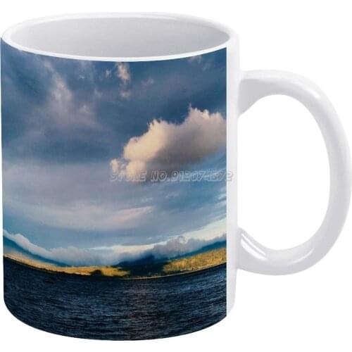 Beautiful Tage Lake Scenery From West Deiyai Coffee Mugs Ceramic Mug Tea Cup Custom Cup Personalized Maman Gift Beautiful Mounta