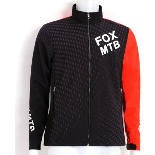 Fashion mountainbike clothing giacca running uomo foxmtb long sleeve cycling jersey windbreaker jacket men off-road moto coat