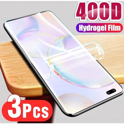 3Pcs Full Cover Soft Hydrogel Film For Huawei Honor 50 Pro Screen Protection For Huawai Wuawei Xonor 50Pro SE Protector Not Glas