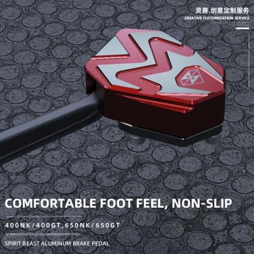 Suitable for Cfmoto 400nk Brake Pedal Modified Motorcycle 650gt Rear Brake Widened Pedal 400gt Non-slip Foot Brake Mat 650nk
