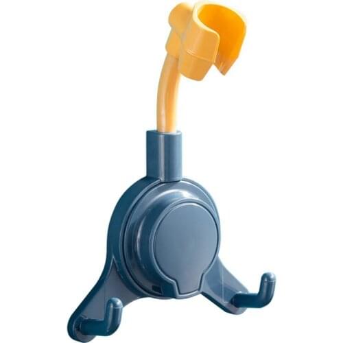 Adjustable Shower Head Holder Suction Cup Shower Holder Universal Bathroom Bracket Punch-Free 360°Rotation Bracket Base