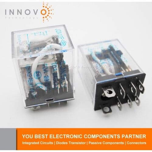 5pcs/lot JQX-13F 24VDC 12VDC AC220V Relay Free shipping New original