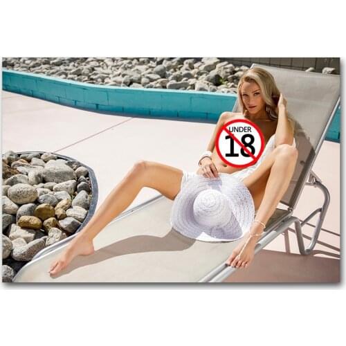 Sexy Model Hot Beauty Canvas Paintings Simple Wall Art Postrs and Prints Pictures for Living Room Home Decor