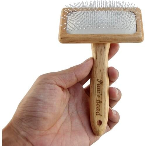 Pet Brush for Grooming & Massaging, Cats Fur Detangling Pins & Coat Smoothing Slicker Bristles, Dog Shampoo Gilling Brush