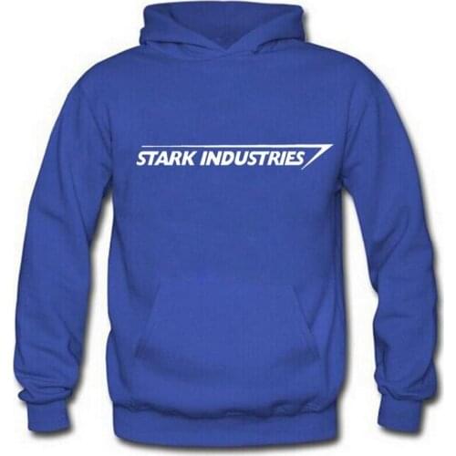 Stark Industries Letter Print Hoodies Men Women Fleece Long Sleeve Hip Hop Sweatshirt Pullover Cool Streetwear Skateboard Hoody