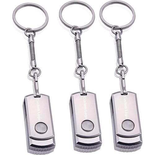 Lowest Price Silver Metal Usb Flash Drive 4gb 8gb 16gb 32gb 64gb 128mb Memory Stick Pendrive Flash Usb Stick Pen Drive DIY Logo