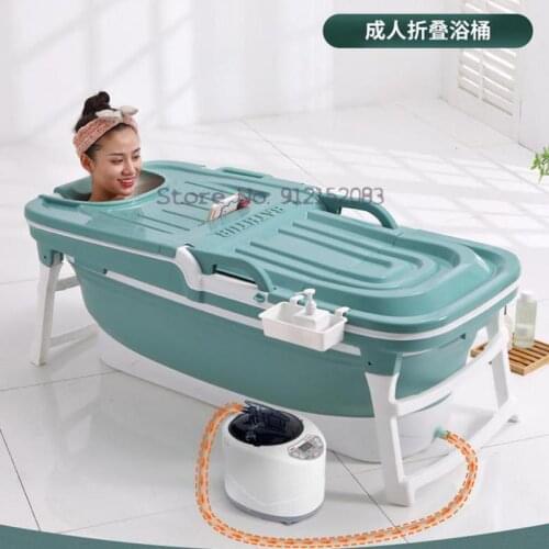 Bath Bucket Adult Foldable Bathtub Adult Bath Bucket Whole Body Sweat Bath Bucket Large Bathtub Household Bath Bucket