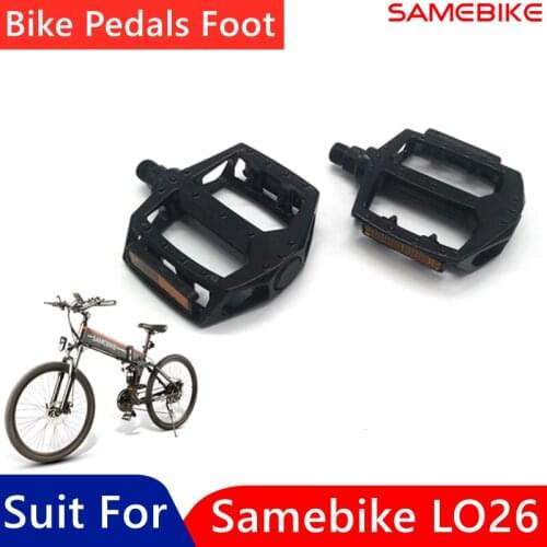 Original Bike Pedals Foot For Samebike LO26 Electric Bike Anti-slip Plat Footboard Bearing Quick Release Bikes Accessories