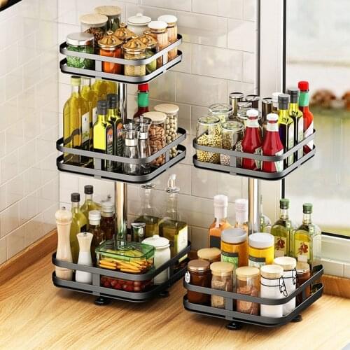 360° Rotating Storage Rack Utilize in Any Room of the House Desktop Storage Holder Kitchen Bedroom Cosmetic Supply HFing
