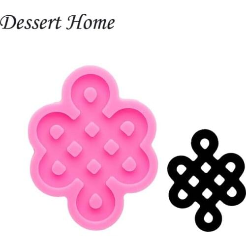 DY1004 Bright Tassel Knot Keychain Molds, Silicone Resin Art Diy Mold, Epoxy Mould, Supplies for Jewelry, Polymer Clay