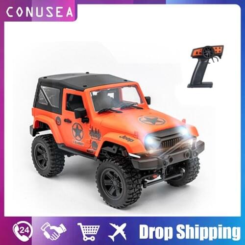 1/14 4WD 2.4G High Speed RC Car F1/F2 Ratio Remote Control Cars LED Light Off-Road Truck dirt Racing Vehicle Toys for Boys kids