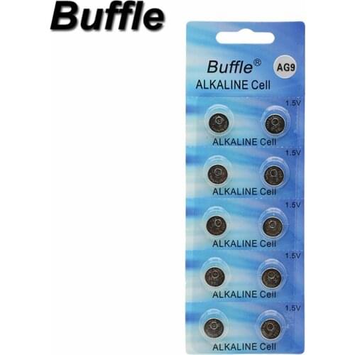 Buffle 10PCS AG9 1.5V LR45 194 936 936a 394a Button Cell Batteries Watch Battery