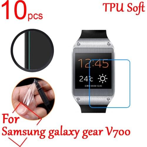 10pcs Ultra Clear TPU Soft LCD Full Screen Protector Film cover For Samsung galaxy Gear 2 2 Neo v700 R381 R380 Smart Watch Film