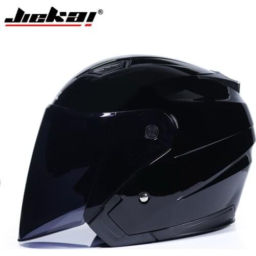 2020 Motorcycle Helmets Electric Bicycle Helmet Open Face Dual Lens Visors Men Women Summer Scooter Motorbike Moto Bike Helmet