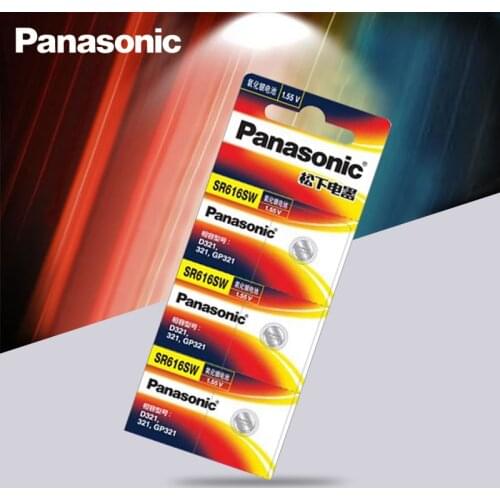 3PCS Panasonic Original SR616SW 321 Silver Oxide D321 321 GP321 1.55V Coin Battery 6.8MM*1.6MM Made in Japan