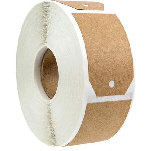 300labels/roll Brown gift tags Stickers labels scrapbooking stickers for gift tags and wedding decoration stationery sticker