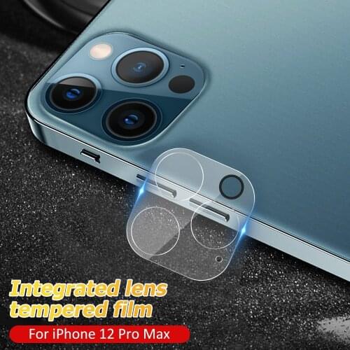 9D Camera Protector for iPhone 12 Pro Max 12 Pro 12 Mini Full Back Lens Protective Glass Screen Protector Camera Accessories
