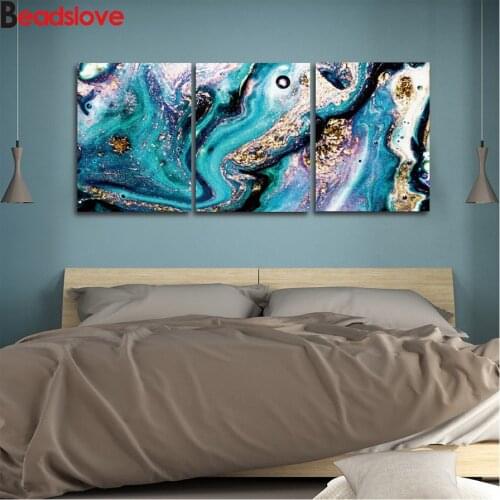 Diy Square round diamond embroidery 5D mosaic cross stitch Calligraphy Marble Golden Art home decorative diamond painting art