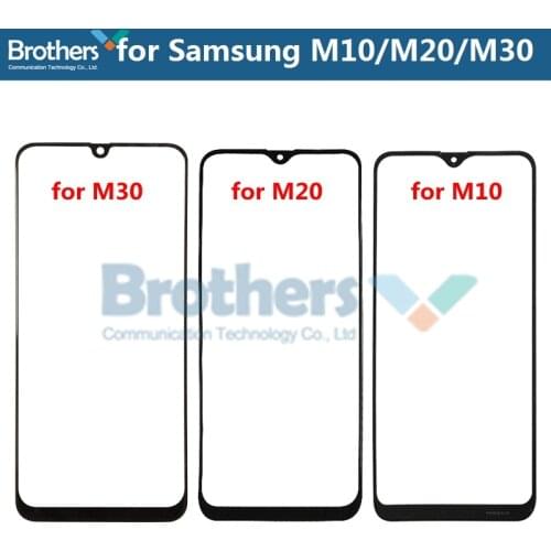 Front Outer Glass Lens For Samsung Galaxy M10 M20 M30 Touch Screen Glass for Samsung Galaxy M30 Front LCD Glass Lens Rplacement