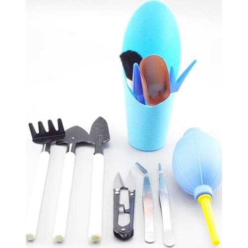 Succulent Plants Tool Mini Garden Hand Transplanting Gardening Tool Set Miniature Planting Indoor Kit Fertilizer Drilling Device