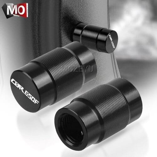 Motorcycle CNC Vehicle Wheel Tire Valve Air Port Stem Cap Covers Plug For Honda CBR650F CBR 650F CBR 650 F CBR650 F 2014-2018