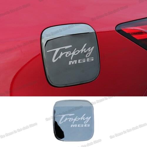 Lsrtw2017 Stainless Steel Car Fuel Tank Cap Cover Panel Trims for Mg Mg6 2018 2019 2020 Accessories Auto Styling