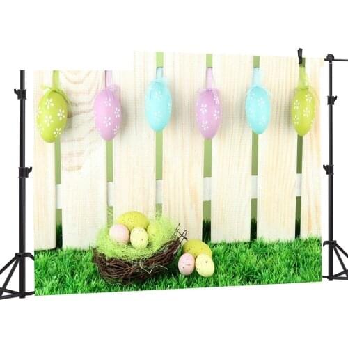 Lyavshi Easter photography backdrops Happpy Easter eggs Spring light grass green children photography background professional