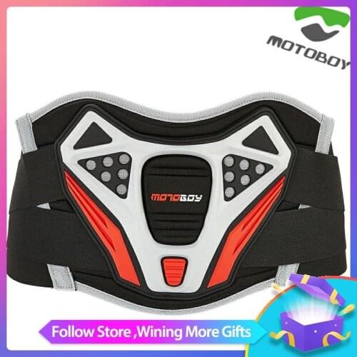 MOTOBOY Mens Motorcycle Protective Waist Belt Motorcycle Racing Gear