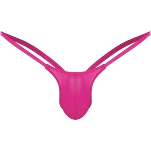 Mens Bikini G-strings Sexy Lingerie Underwear Smooth Briefs Tangas Hot Erotic Thongs Underpants Men Porno Low Waist Panties