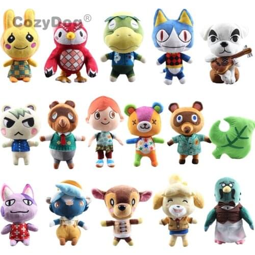 Rover Celeste K.K. Bob Shizue Isabelle Tom Nook 20-30 cm Kicks Shank Brewster Bunnie Porter Kapp'n Animal Crossing