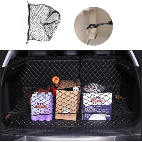 Car Trunk Mesh Net Cargo Luggage Trunk Accessories for Skoda Octavia Fabia Rapid Superb Yeti Roomster