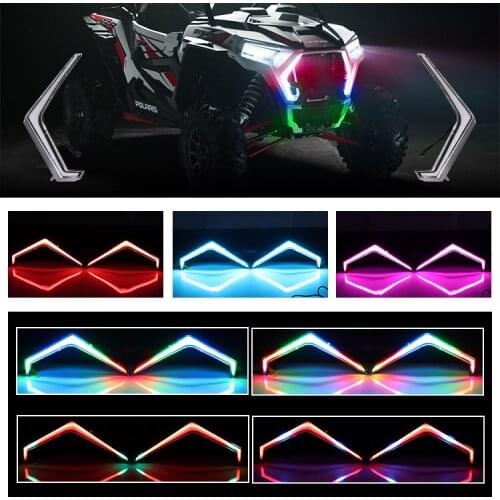 Turn Signal Fang Light Spiral RGB Chase Light for 2018-2021 Polaris RZR XP 1000
