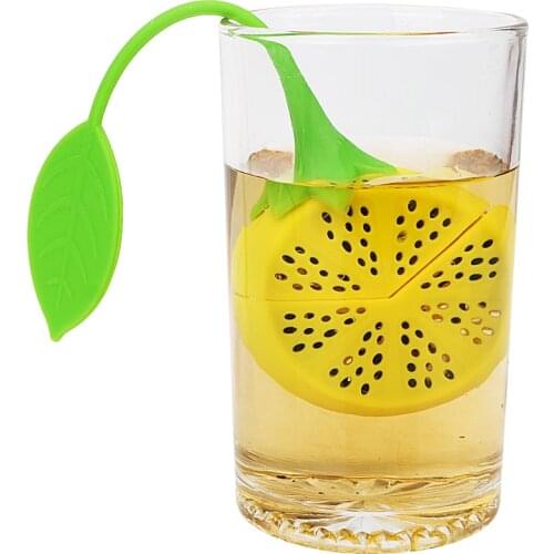 Silicone Tea Leaf Strainer Lemon Diffuser Candy Filter Bag High Temperature Resistance Herbal Spice Filter Tools