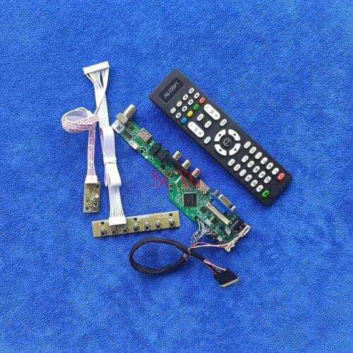 HDMI-compatible VGA USB AV LVDS 40 Pin 1366*768 For LP133WH2-LA1/TLC1/TLF1/TLL1/TLM1/TLN1 LED/LCD Analog Matrix drive board Kit