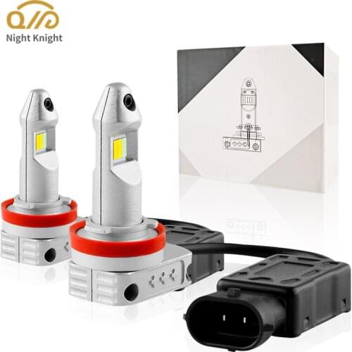 Night knight Tricolor Car Fog Lights H11 9005/9006 Canbus 6000K Bulbs High-Power Chip 55W 3Color LED Front Fog lamp Auto Foglams