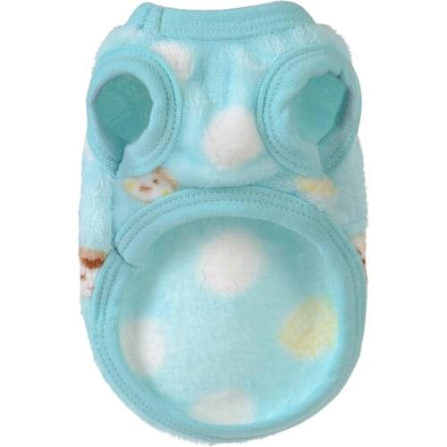 Pet Dog Tanktop Warm Puppy Cotton Coat Clothes Sleeveless Shirt Small Dog Baby Tank Top