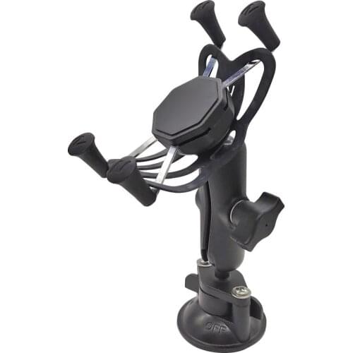 Twist Lock Suction Cup Base with Ball Car RAM Phone Mount Mobile Phone Accessories Adjustable Cell Car Mobile Stand