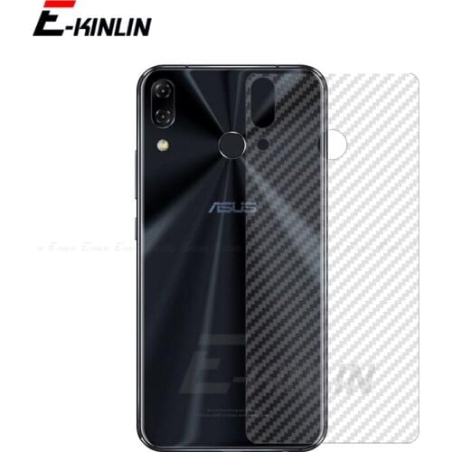 5pcs Soft Carbon Fiber Back Film For Asus ZenFone 7 Pro 5 5Z 6 ZS670KS ZS671KS ZS630KL ZS620KL ZE620KL Screen Protector No Glass